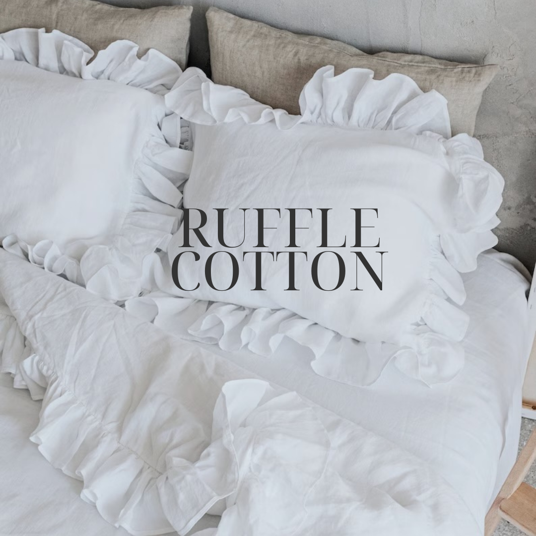 Ruffle Cotton Bed sheets